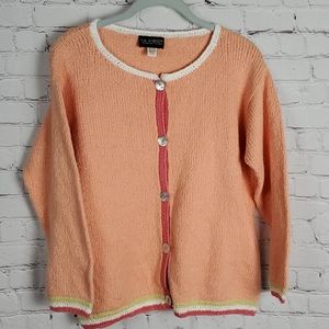 M Gibson Sweater Button Down S-M